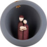 Handkrippe grau - 9 cm