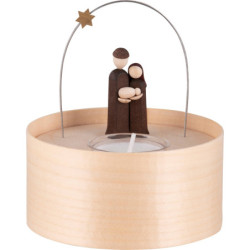Holy Family - Tea Light Set - natural - 11 cm / 4.3 inch