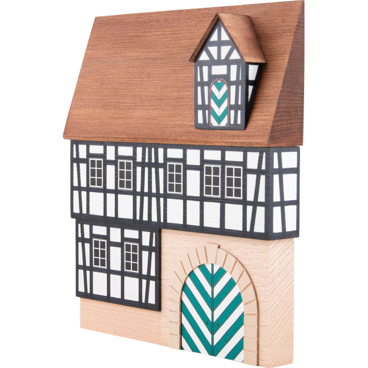 Hintergrundhaus Kaufmannshaus mit Tor und Gaube - 16 cm