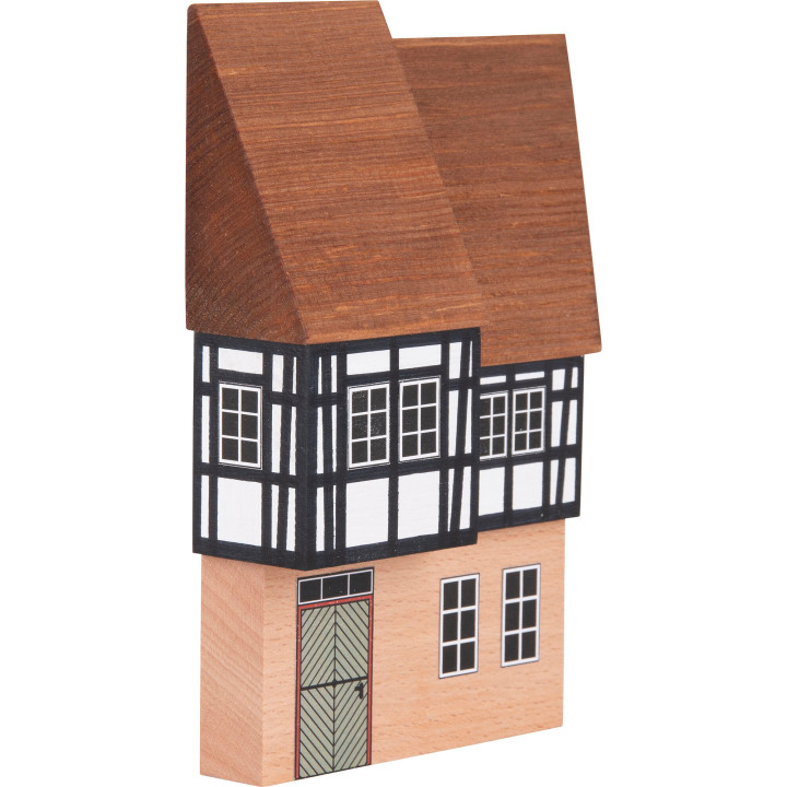 Backdrop House - Town House with Segmented Top Floor - 16 cm / 6.3 inch