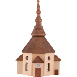Lichterhaus Seiffener Kirche - 15 cm