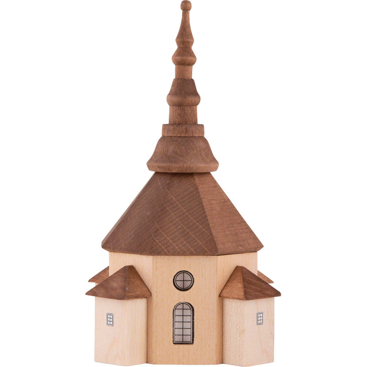 Lichterhaus Seiffener Kirche - 15 cm