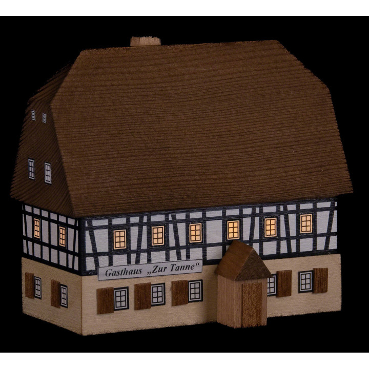 Lighted House Inn - 9,1 cm / 3.6 inch