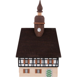 Lighted House Townhall - 15 cm / 5.9 inch