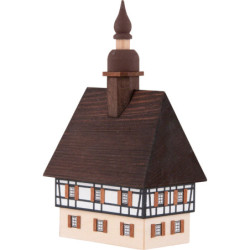 Lighted House Townhall - 15 cm / 5.9 inch