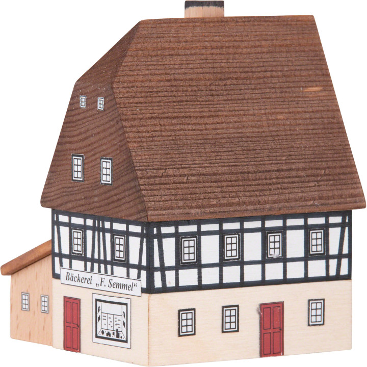 Lighted House Bakery with Annex