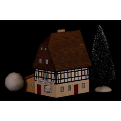 Lighted House Bakery with Annex