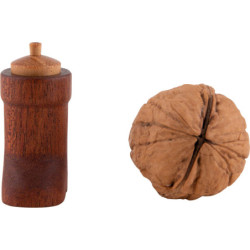 Nikolausstiefel - Mahagoni - 4,1 cm