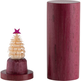 Pocket Christmas Tree - Amaranth - 4,5 cm / 1.8 inch