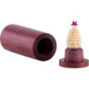 Der Weihnachtsbaum für die Hosentasche - Amaranth - 4,5 cm