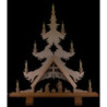 Lichterspitze Christi Geburt - Sonderedition - 66x74 cm