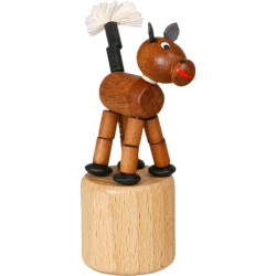 Wiggle Figure - Horse - brown - 7,5 cm / 3 inch