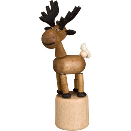 Wackeltier Elch - 10 cm