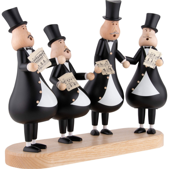 Räuchermännchen Sänger-Quartett - 29 cm