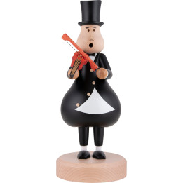 Räuchermännchen Violinist Karl-Friedrich - 25 cm