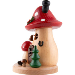 Smoker - Mushroom Hut Toadstool - 15 cm / 5.9 inch