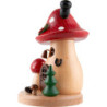 Smoker - Mushroom Hut Toadstool - 15 cm / 5.9 inch