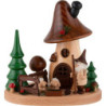 Räucherpilz mit Schäfer-Wichtel - 15,5 cm