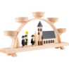 Schwibbogen Kirche und Kurrende - 33x16,5 cm