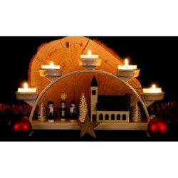 Candle Arch - Church - 33x16,5 cm / 13x6.5 inch