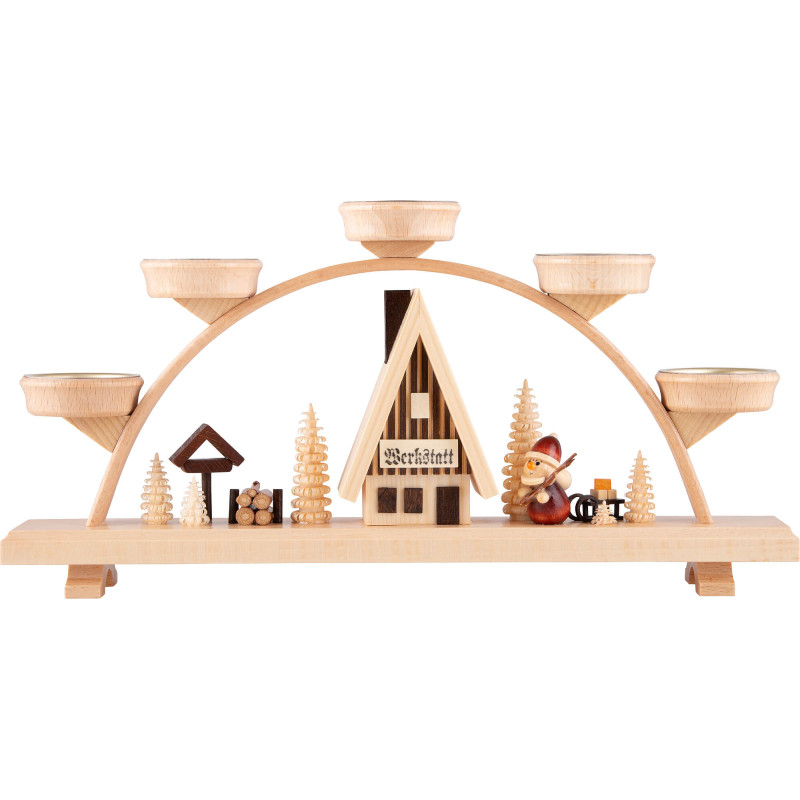 Candle Arch - Santa Claus - 33x16,5 cm / 13x6.5 inch