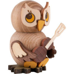 Eulenkind mit Gitarre - 4 cm