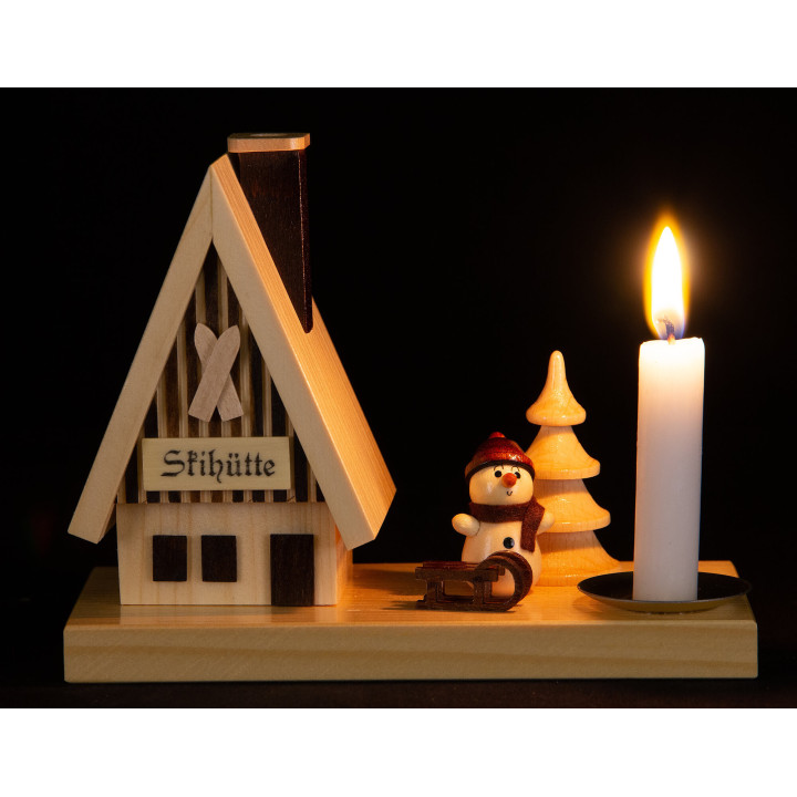Smoking Hut - Snowman - 12 cm / 4.7 inch