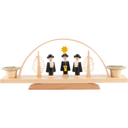 Candle Arch - With Carolers, small  - 23,5x9,5 cm / 9.3x3.7 inch