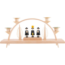 Candle Arch - With Carolers - 33x15 cm / 13x5.9 inch