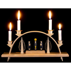 Candle Arch - With Carolers - 33x15 cm / 13x5.9 inch