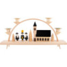 Schwibbogen mit Kirche - 33x15 cm