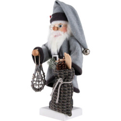 Nussknacker Grauer Weihnachtsmann - 48,5 cm