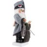 Nutcracker - Gray Santa - 48,5 cm / 19.1 inch