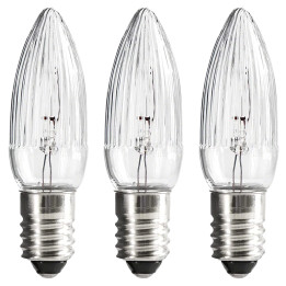 Rippled Bulb for Outside Use - E10 Socket - 8V/3W