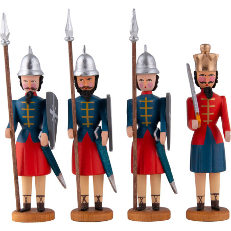 Herod and three Soldiers - 10 cm / 3.9 inch