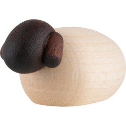 Lamm mit schwarzem Kopf einzeln, natur - 1,5 cm