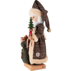 Nutcracker - Santa Claus Brown Checkered - 49 cm / 19.3 inch