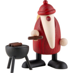 Weihnachtsmann am Grill - 9 cm