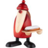 Santa Claus with Christmas Stollen - 19 cm / 7.5 inch