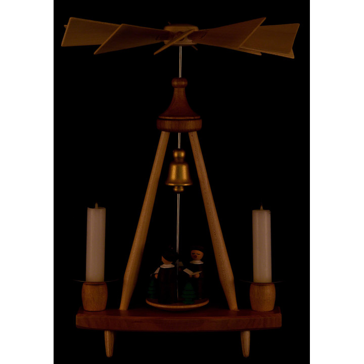 1-stöckige Pyramide mit Kurrende - 25 cm