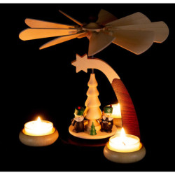 1-Tier Pyramid Natural Miners - 19 cm / 7.5 inch
