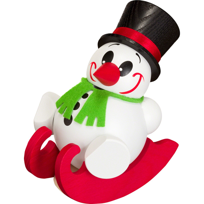Smoker - Cool-Man with Sleigh - Ball Figure - 12 cm / 5 inch