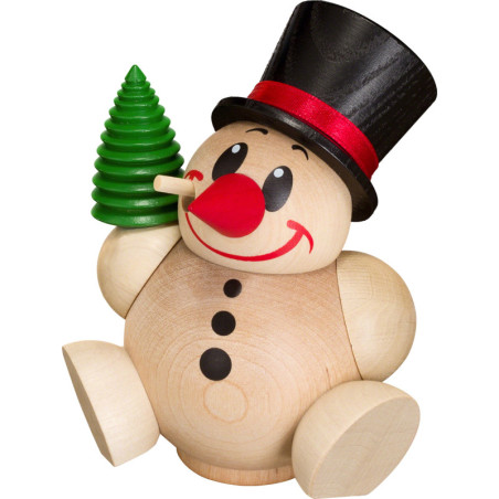 Räuchermännchen Cool Man mit Baum - Kugelräucherfigur - 12 cm