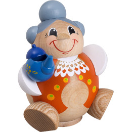 Räuchermännchen Oma Lustig - Kugelräucherfigur - 11 cm