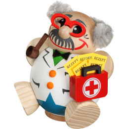 Räuchermännchen Arzt - Kugelräucherfigur - 12 cm