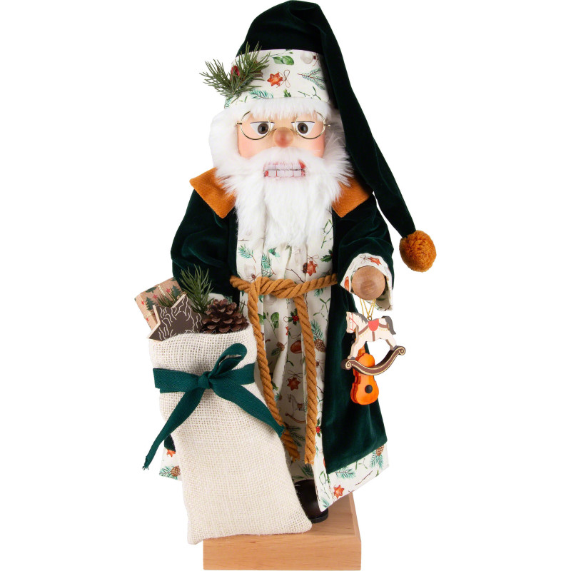 Nutcracker - Santa Green Robe - 49 cm / 19.3 inch