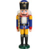 Nussknacker König blau - 38 cm