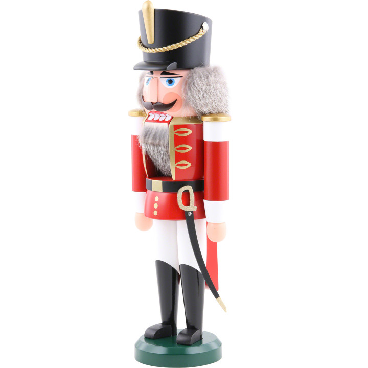 Nussknacker Husar rot - 37 cm