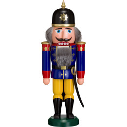 Nussknacker Soldat blau - 36 cm