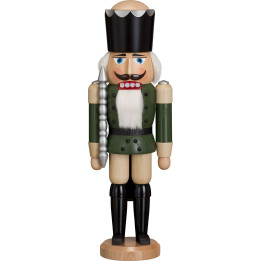 Nutcracker - King - Ash - Green - 38 cm / 15 inch